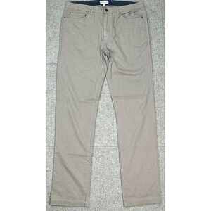 Bridge & Burn Men's Brown‎ 5 Pocket Chino Khakis Size 34L